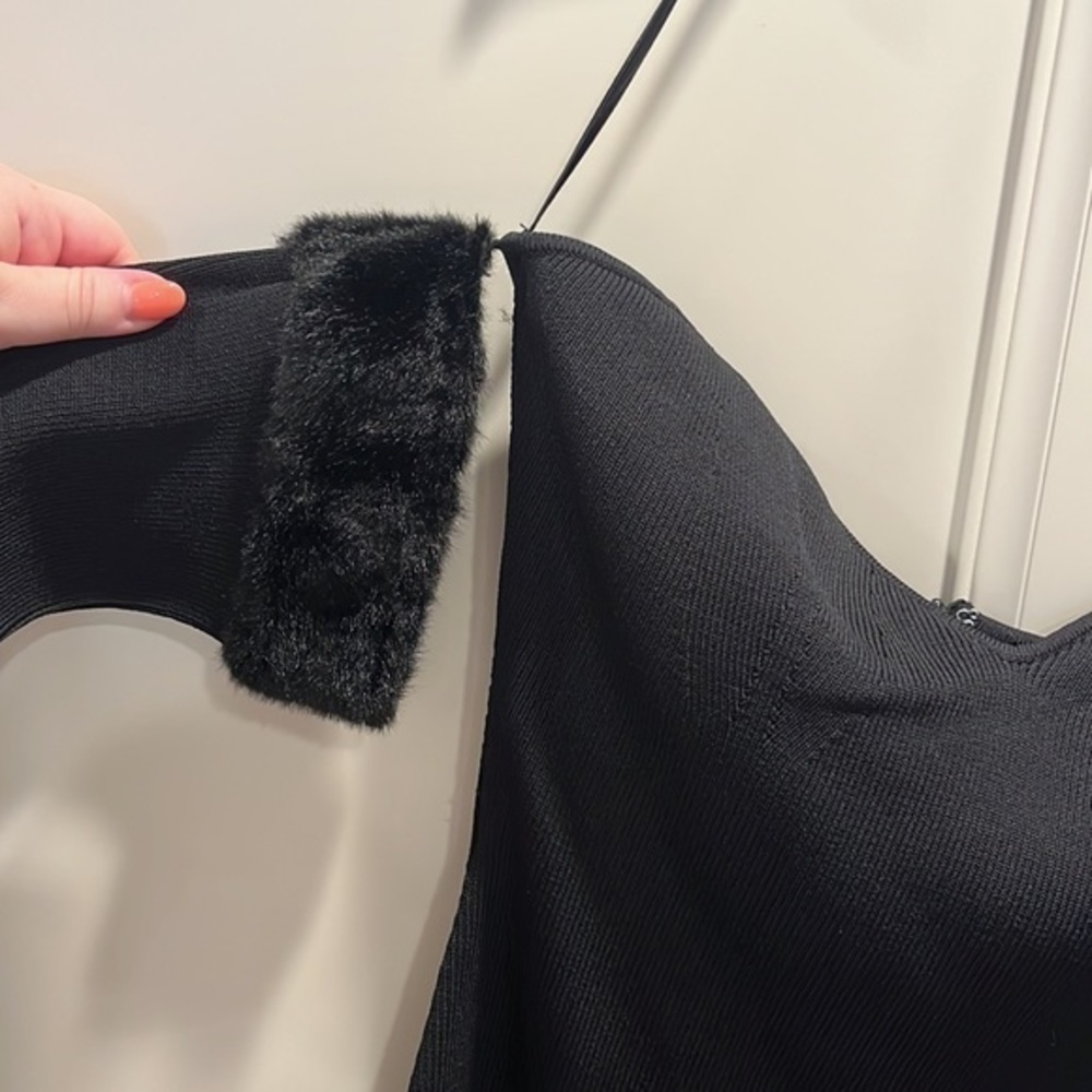 Staud JOSEE DRESS BLACK - Picture 7 of 8